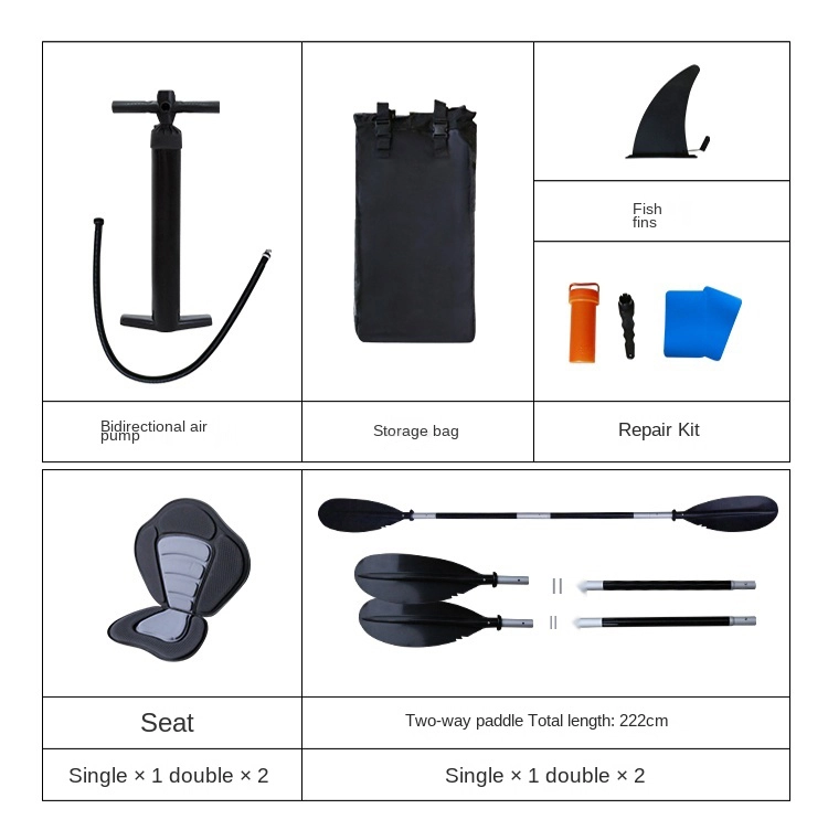 Καγιάκ Φουσκωτό Υβριδικό Ενός Ατόμου Hybrid I 340cm GUETIO GT-HYBRID1 9 Καγιάκ Φουσκωτό Υβριδικό Ενός Ατόμου Hybrid I 340cm GUETIO GT-HYBRID1 - Image 7