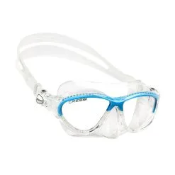 Μάσκα Σιλικόνης Παιδική Moon Kid Silicone Mask Clear/Frame Blue - Cressi