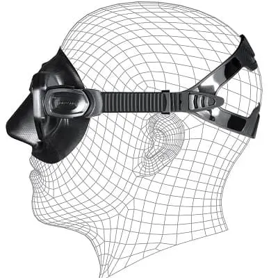 Μάσκα Κατάδυσης Piranha Black Silicone - Sporasub 4 Μάσκα Κατάδυσης Piranha Black Silicone - Sporasub - Image 2