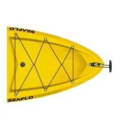 Καγιάκ Μονοθέσιο Adult Kayak Yellow 245cm - Seaflo SF-1010 -Κολύμβηση κατάστημα TR101874 2
