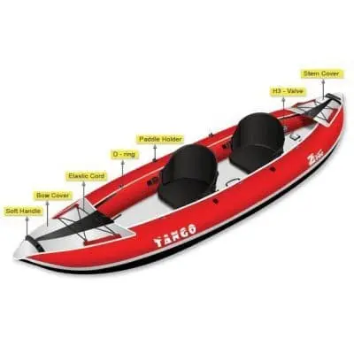 Φουσκωτό Καγιάκ Τango Kayak 335cm - Zpro TA200 4 Φουσκωτό Καγιάκ Τango Kayak 335cm - Zpro TA200 - Image 2