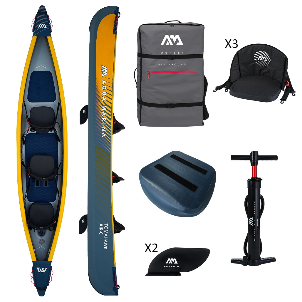 Καγιάκ Φουσκωτό 3 Ατόμων Tomahawk III 478cm AIR-C MOD-23 - Aqua Marina 28360 3 Καγιάκ Φουσκωτό 3 Ατόμων Tomahawk III 478cm AIR-C MOD-23 - Aqua Marina 28360