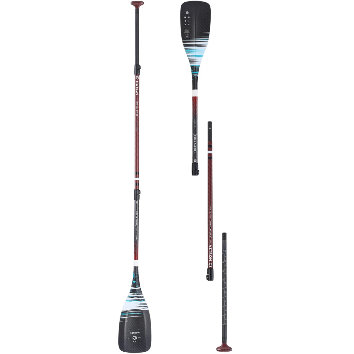 Κουπί SUP Sonic Race Redtex Carbon 100 185-225cm - Aztron AC-P411 3 Κουπί SUP Sonic Race Redtex Carbon 100 185-225cm - Aztron AC-P411